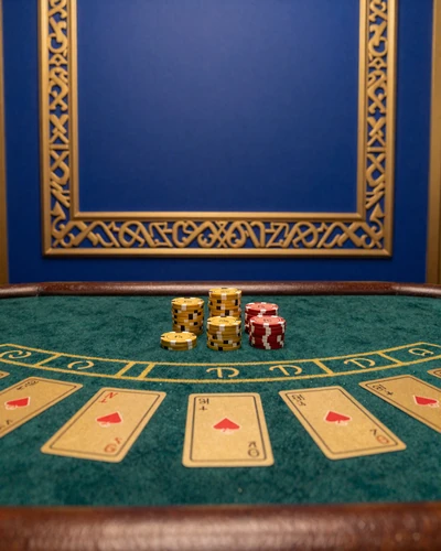 Baccarat Pro NetEnt mit goldenen Karten und Chips