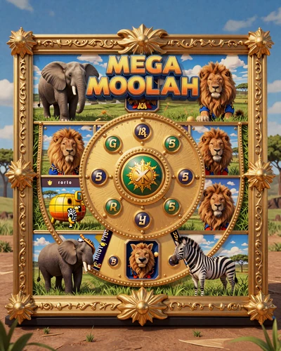 Mega Moolah Microgaming Mega Jackpot Slot mit Safari-Tieren