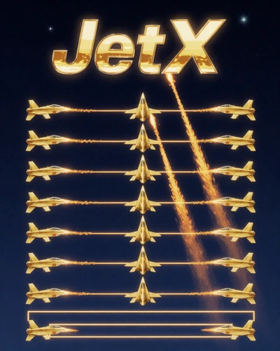 JetX SmartSoft Crash Game mit D&uuml;senjet und Feuerschweif