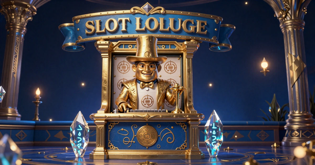 SlotLounge Magier blickt nachdenklich in die leuchtende Hrustall-Kugel mit FAQ-Symbolen